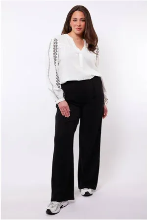 Exxcellent Wide leg high waist broek