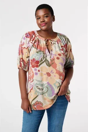 MS Mode Top rood met lurex