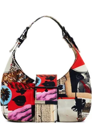Desigual Schoudertas met all over print