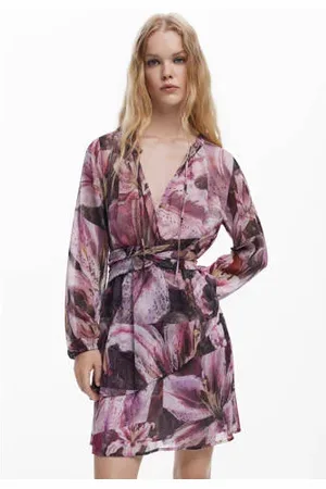 Desigual Korte jurk roze