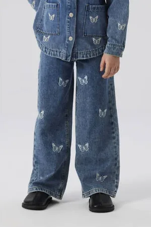 NAME IT KIDS wide leg regular waist jeans