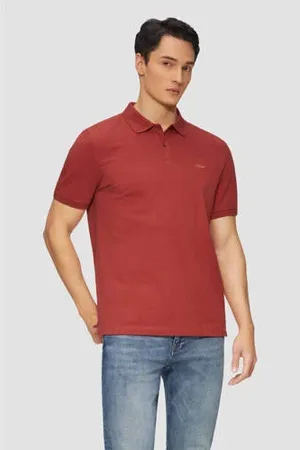 QS by s.Oliver Regular polo rood
