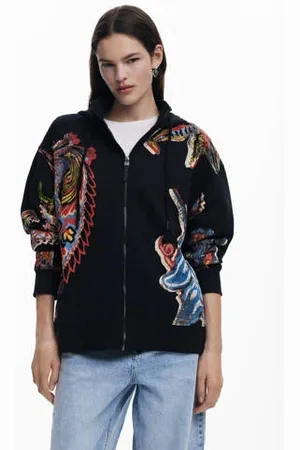 Desigual Sweatvest zwart