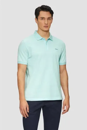 QS by s.Oliver Regular polo mintgroen