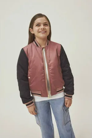 NAME IT KIDS reversible bomberjack zwart