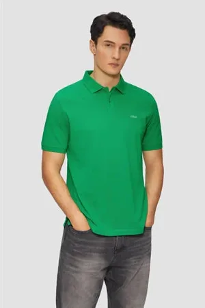 QS by s.Oliver Regular polo groen