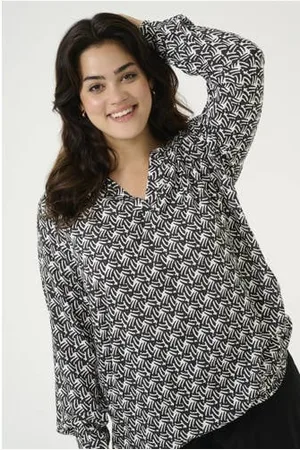 Kaffe Blousetop zwart