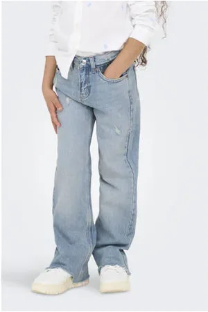 ONLY KIDS GIRL wide leg high waist jeans