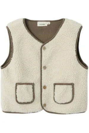 Lil Atelier MINI gilet ecru
