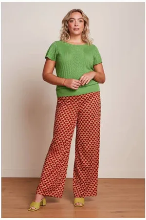 King Louie Flared regular waist casual broek
