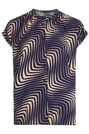King Louie Blouse donkerblauw