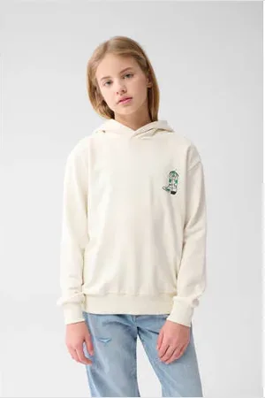 SHOEBY Hoodie ecru