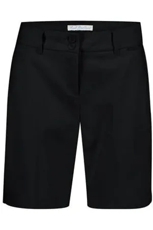 Red Button Slim high waist casual short