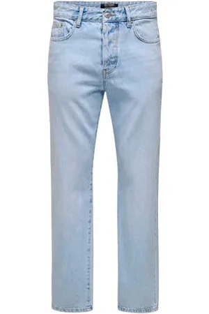 Only & Sons Straight leg jeans ONSEDGE light blue denim