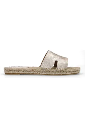 Sacha Leren slippers