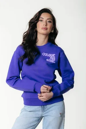 Colourful rebel Sweater paars