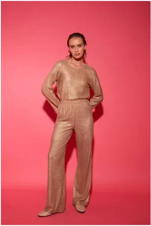 Studio Amaya Wide leg regular waist broek