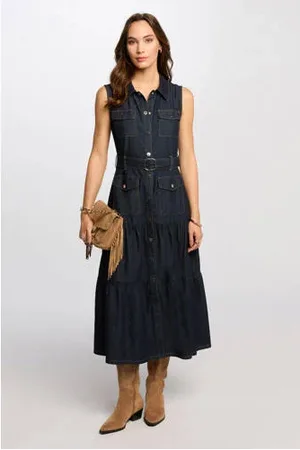 Morgan Blousejurk denim