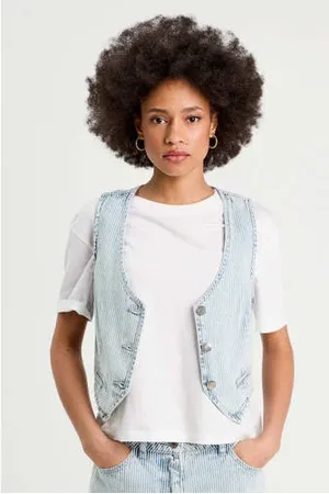 Cache Cache Gilet denim