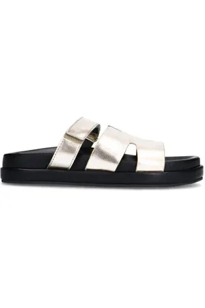 Sacha Leren slippers