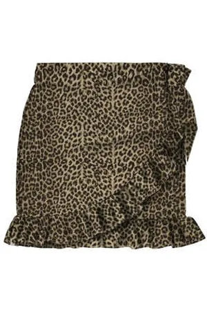 NAME IT KIDS skort bruin/zwart