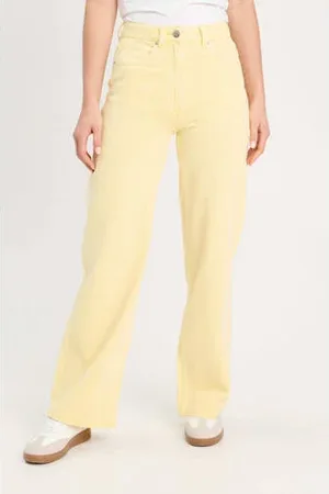 Cache Cache High waist wide leg jeans