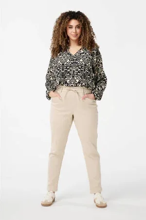 MS Mode Blousetop zwart