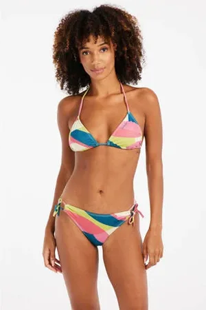 Protest Voorgevormde triangel bikini PRTFLAVA blauw/roze/geel
