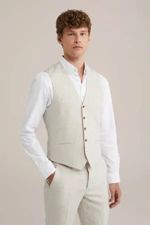 WE Fashion Gilet ecru