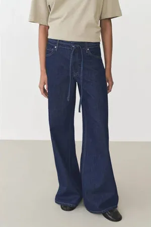 MANGO Wide leg jeans