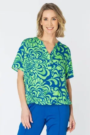 Ivy Beau Blousetop groen