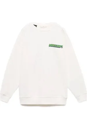 MANGO Minecraft sweater wit