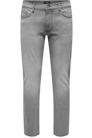 Only & Sons Slim fit jeans ONSLOOM grijs