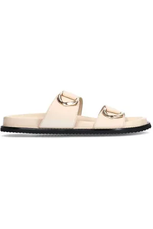 Sacha Leren slippers