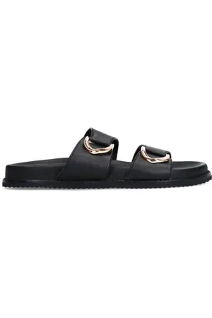 Sacha Leren slippers