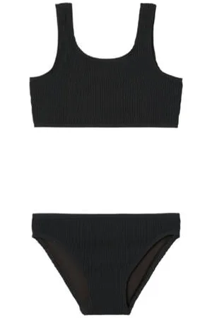 NAME IT KIDS crop bikini met textuur
