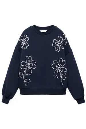 MANGO Sweater donkerblauw