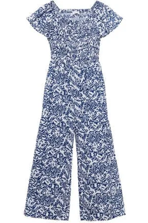 MANGO Jumpsuit blauw