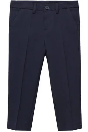 MANGO Pantalon donkerblauw