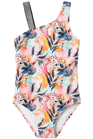 NAME IT KIDS badpak met bloemdessin