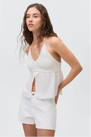MANGO Denim short