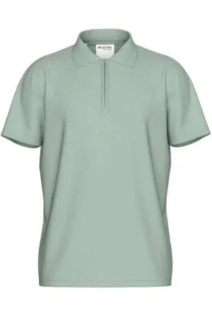 SELECTED Regular polo groen