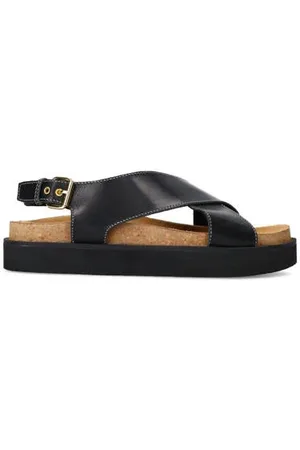 Sacha Leren sandalen