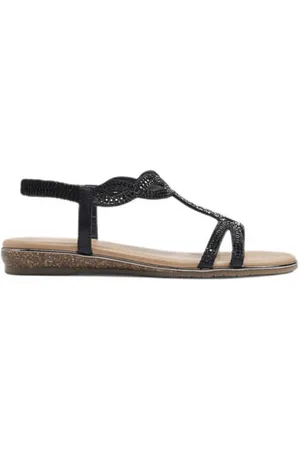 Graceland Sandalen met steentjes