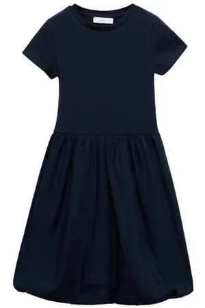 MANGO Korte jurk donkerblauw