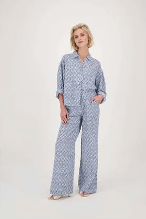 Zusss Blouse blauw