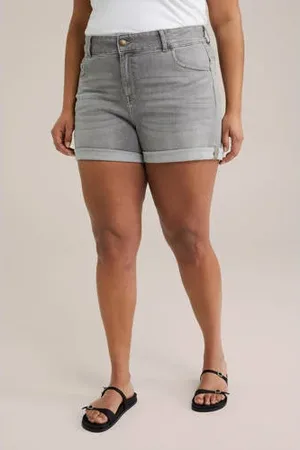 WE Fashion Blue Ridge slim regular waist denim short