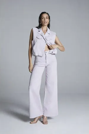 Homage to Denim High waist wide leg jeans