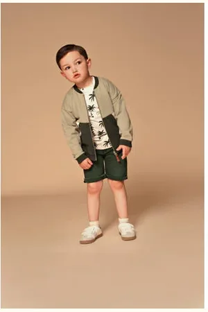 Stains&Stories Sweatvest groen