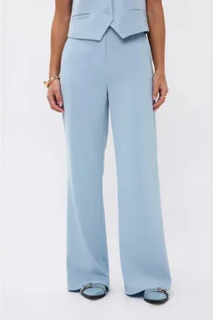 Ydence Wide leg regular waist tall pantalon